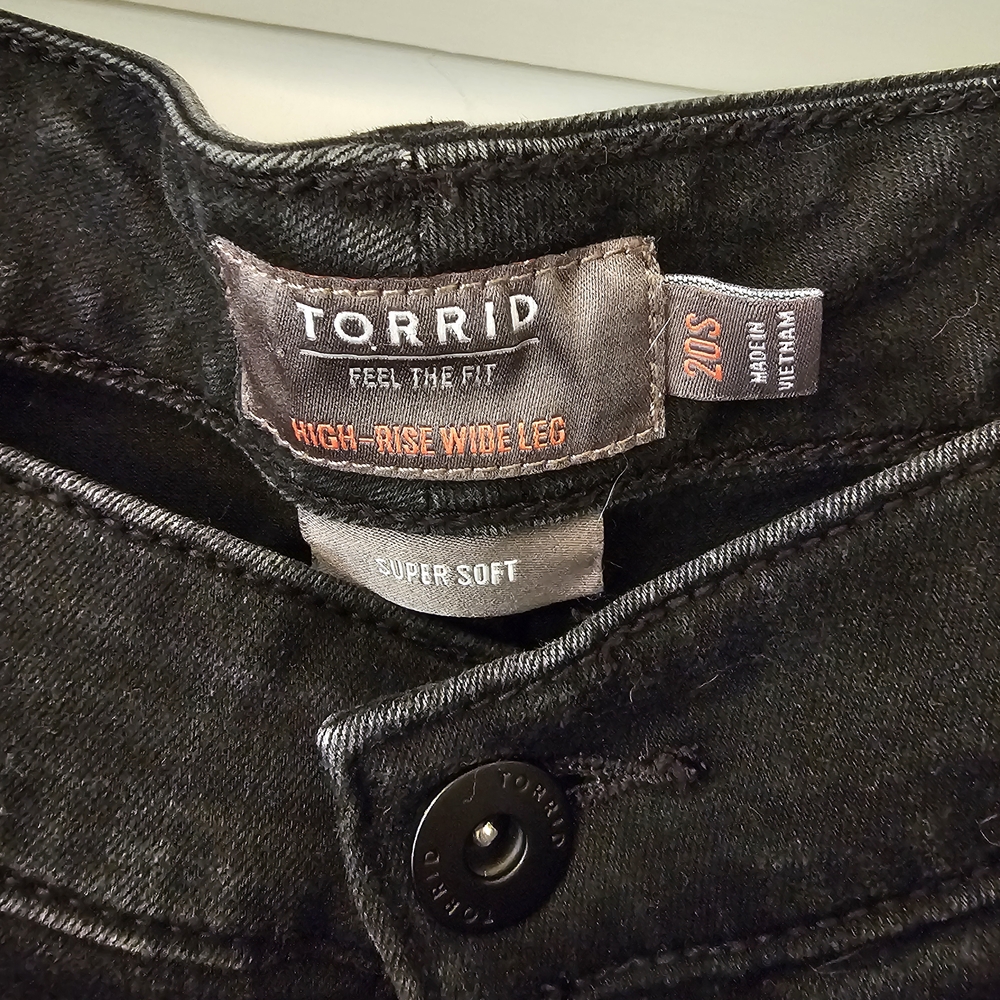 Torrid Black Flare Jeans - Picture 6 of 9